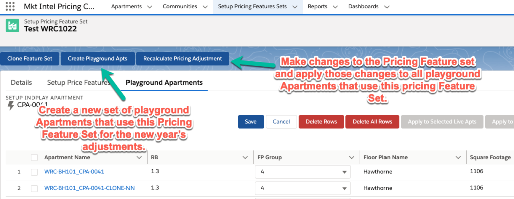 Salesforce Pricing Feature