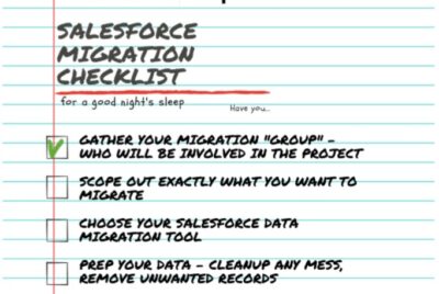 Answering preparation questions is essential for a successful Salesforce migration.