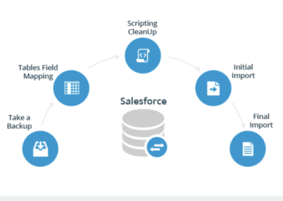 Salesforce data migration process.